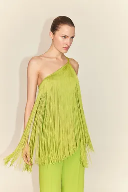 Top asimétrico flecos de Mango en Tops para argentina