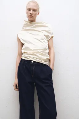 Jeans wideleg pinzas de Mango en Pantalones para argentina