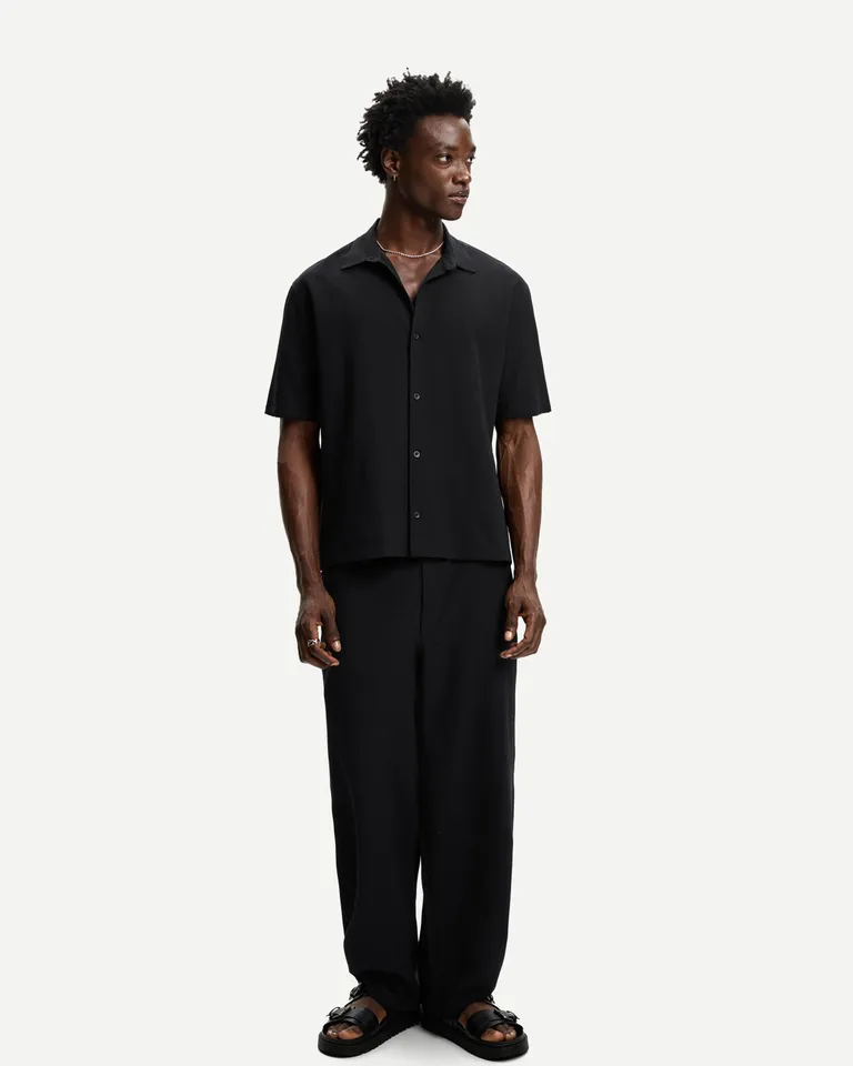 Pantalón baggy jogger plisado de Bershka en Pantalones para argentina