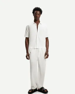 Pantalón baggy jogger plisado de Bershka en Pantalones para argentina