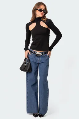 Sweater corto cuello tortuga de Edikted en Buzos y Sweaters para argentina