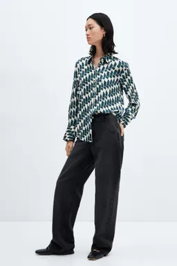 Camisa fluida satinada de Mango en Camisas para argentina