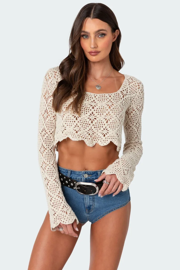 Top crochet tessie de Edikted en Tops para argentina