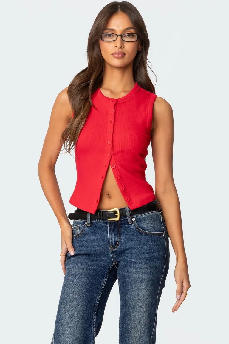 Musculosa botones de Edikted en Tops para argentina