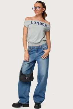 Top london sin hombros de Edikted en Tops para argentina