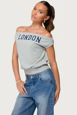 Top london sin hombros de Edikted en Tops para argentina