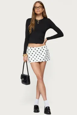 Mini falda short lunares noreen de Edikted en Faldas para argentina