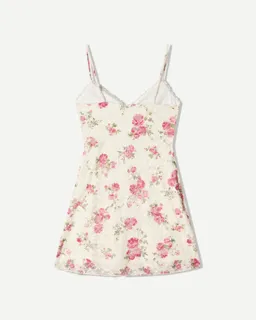 Vestido mini breteles estampado blonda de Bershka en Vestidos para argentina