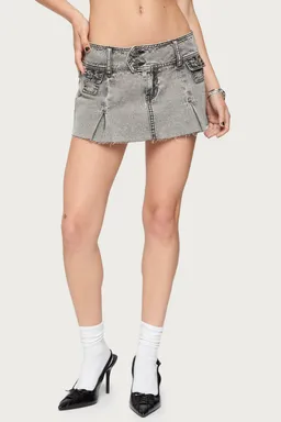 Minifalda short denim vintage de Edikted en Shorts para argentina