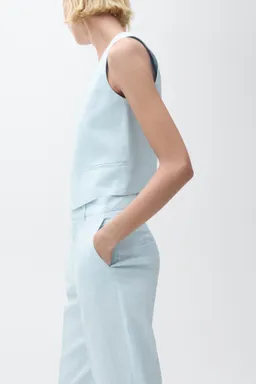 Chaleco traje lino de Mango en Chalecos para argentina