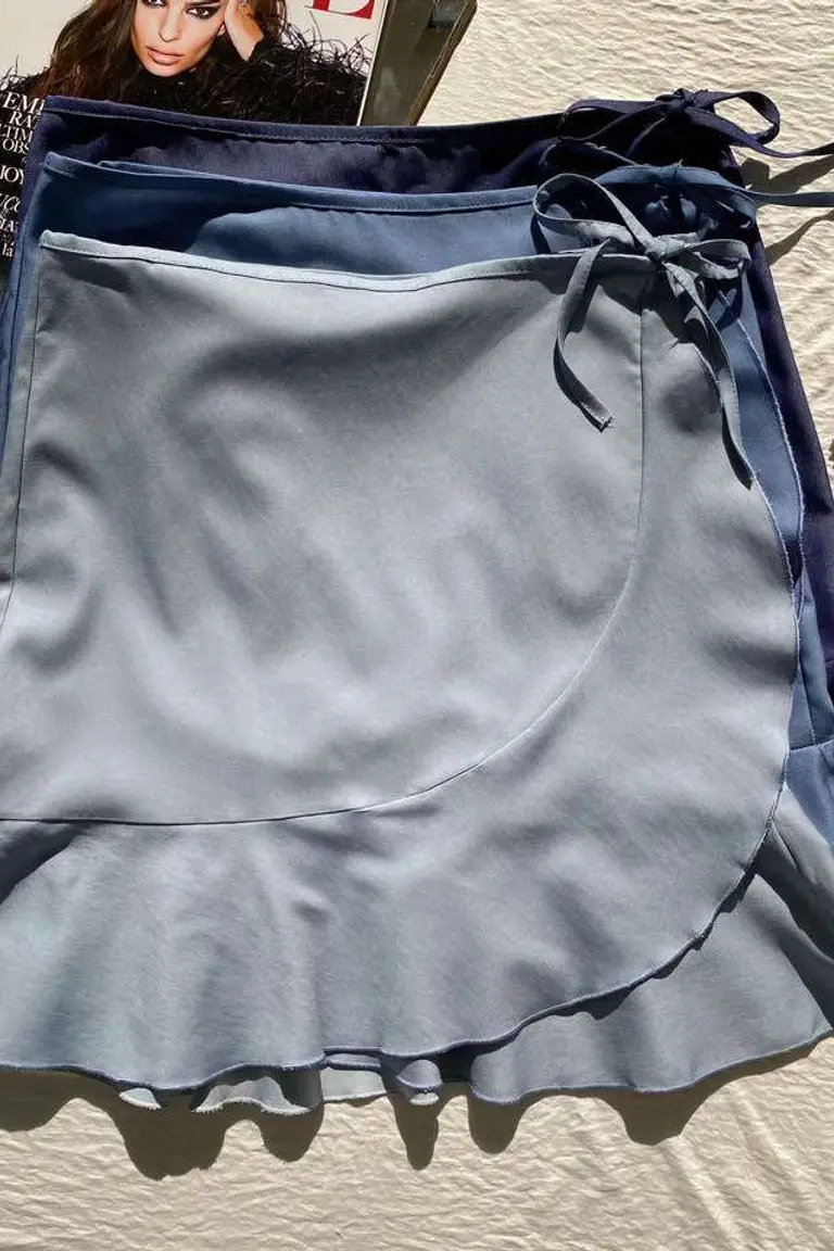 Pollera con Volados de Hesed en Faldas para argentina