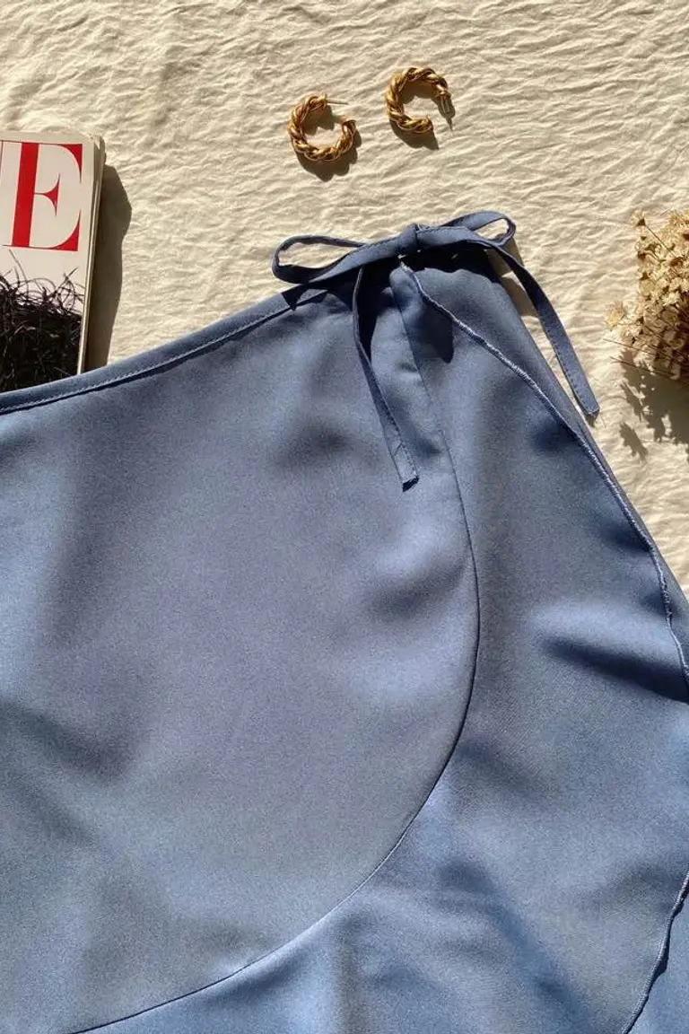 Pollera con Volados de Hesed en Faldas para argentina