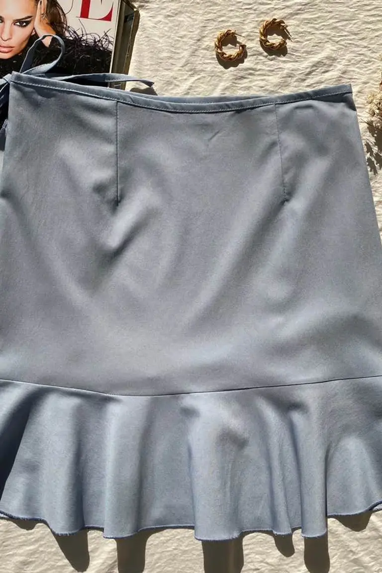 Pollera con Volados de Hesed en Faldas para argentina