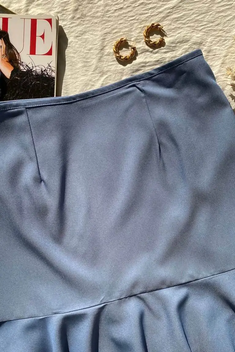 Pollera con Volados de Hesed en Faldas para argentina