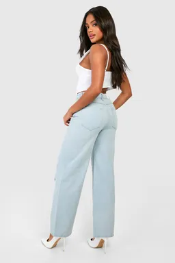 Jean ancho con crochet de Boohoo en Pantalones para argentina