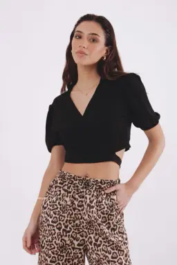 Blusa escote cruzado para atar de Blush en Blusas para argentina