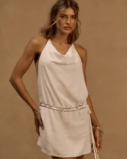 Mini vestido lino lentejuelas ibiza de Musera en Vestidos para argentina