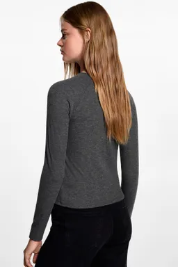 Remera aberturas manga larga de Mango Teen en Remeras para argentina