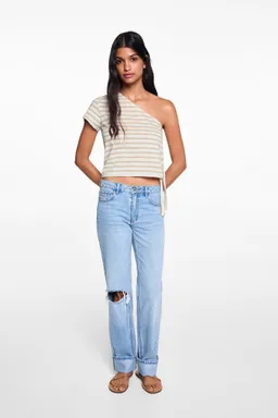 Remera asimétrica lazo de Mango Teen en Tops para argentina