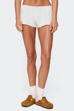 Shorts linny pointelle contrastante de Edikted en Pijamas y Sleepwear para argentina