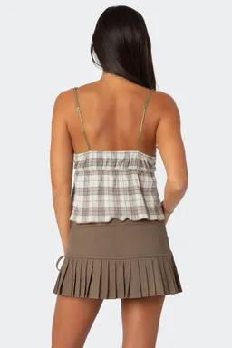 Musculosa cuadros encaje de Edikted en Tops para argentina