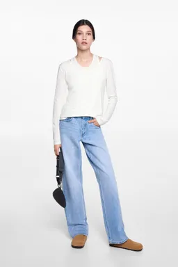 Remera algodón doble de Mango Teen en Remeras para argentina