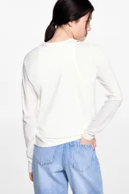 Remera algodón doble de Mango Teen en Remeras para argentina