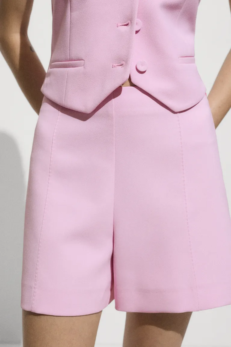 Shorts rectos tiro medio de Mango en Shorts para argentina