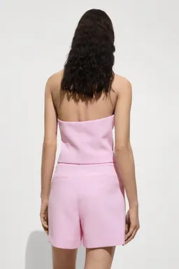 Shorts rectos tiro medio de Mango en Shorts para argentina