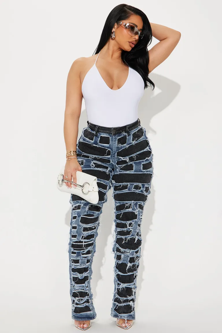 Jeans ripped to shreds de Fashion Nova en Pantalones para argentina