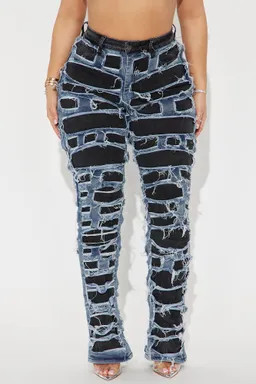 Jeans ripped to shreds de Fashion Nova en Pantalones para argentina