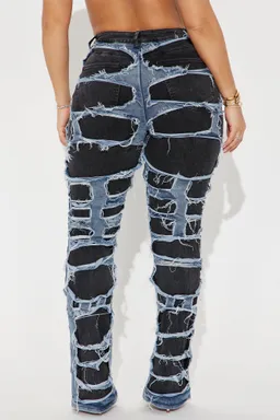 Jeans ripped to shreds de Fashion Nova en Pantalones para argentina