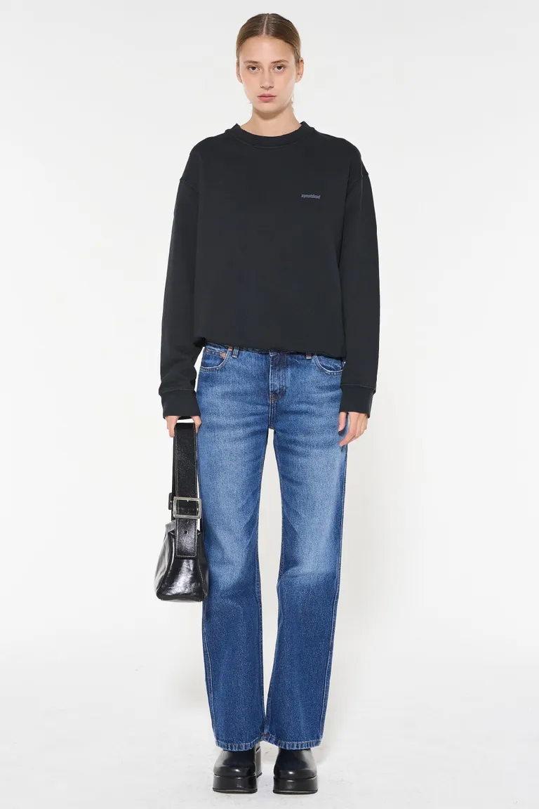 Pantalón vaquero azul de corte amplio y relajado para mujer de Ay Not Dead en Pantalones para argentina