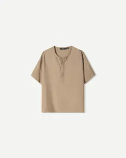 Camisa oversize fluida manga corta de Bershka en Camisas para argentina
