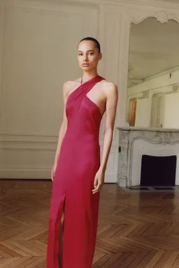 Vestido escote cruzado abertura de Mango en Vestidos para argentina