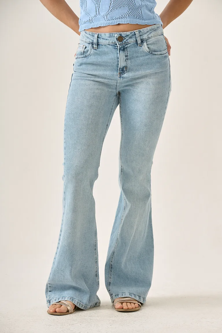 Pantalón vaquero de tiro medio y corte oxford para mujer de Sweet en Pantalones para argentina