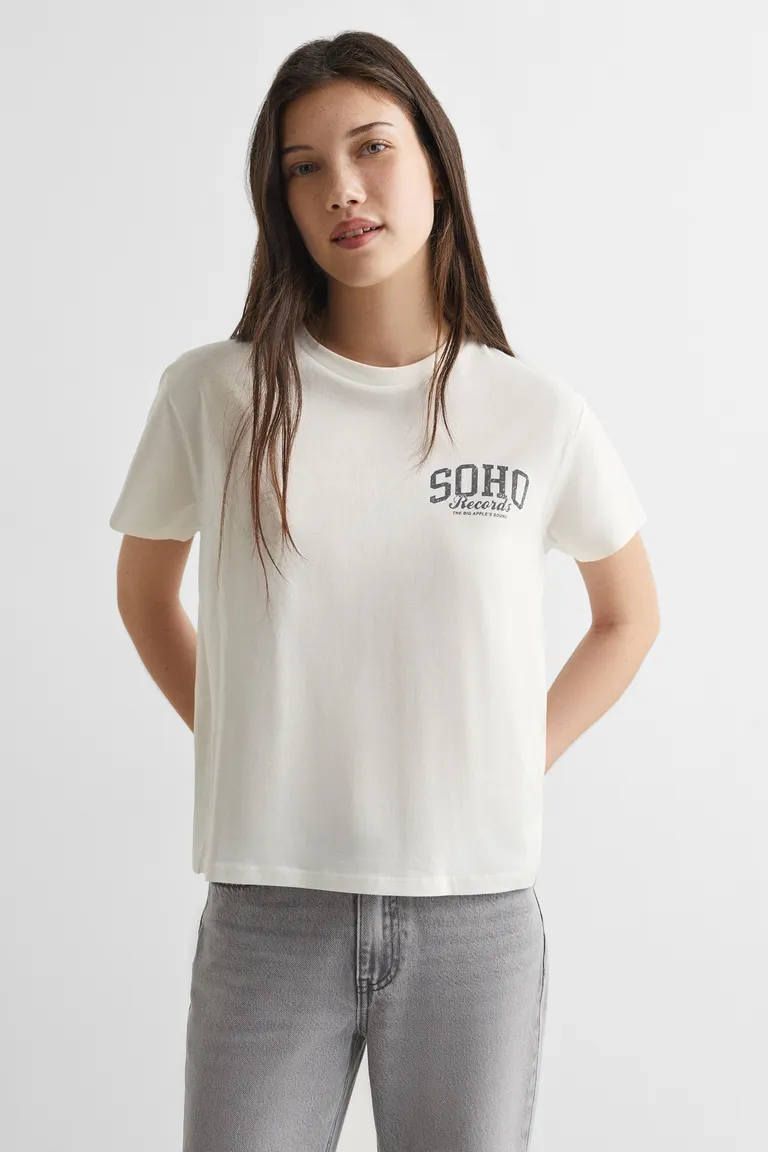 Remera mensaje estampado de Mango Teen en Remeras para argentina