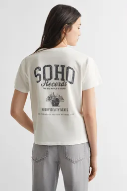 Remera mensaje estampado de Mango Teen en Remeras para argentina