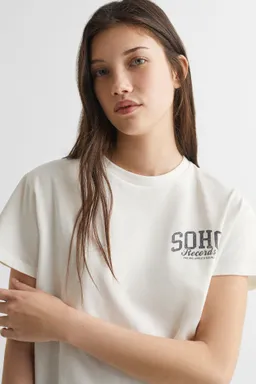 Remera mensaje estampado de Mango Teen en Remeras para argentina