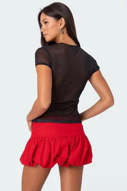 Remera aloha mesh transparente de Edikted en Remeras para argentina