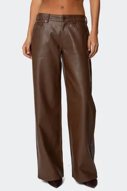 Pantalones cuero sintético tatiana de Edikted en Pantalones para argentina
