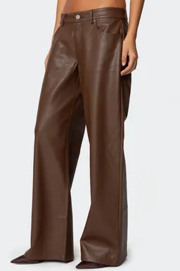 Pantalones cuero sintético tatiana de Edikted en Pantalones para argentina