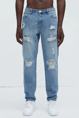 Jean recto gastado peter de Fashion Nova en Pantalones para argentina