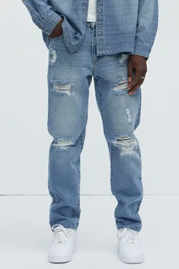 Jean recto gastado peter de Fashion Nova en Pantalones para argentina