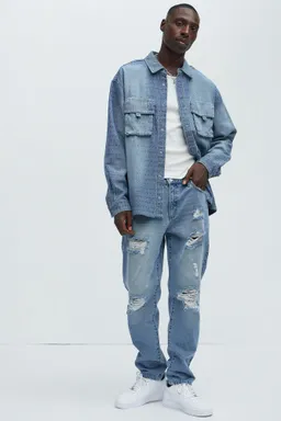 Jean recto gastado peter de Fashion Nova en Pantalones para argentina