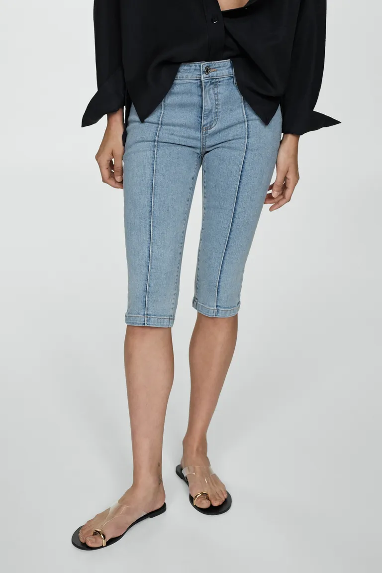 Jeans slim capri decorativos de Mango en Pantalones para argentina