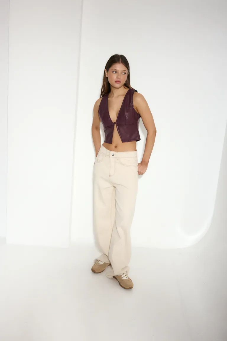 Chaleco úrsula eco cuero de Audaz en Chalecos para argentina