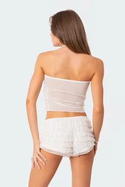 Top tubo julianna con volantes de Edikted en Tops para argentina