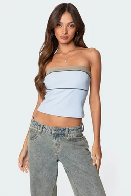 Top tubo ciara textura rib de Edikted en Tops para argentina