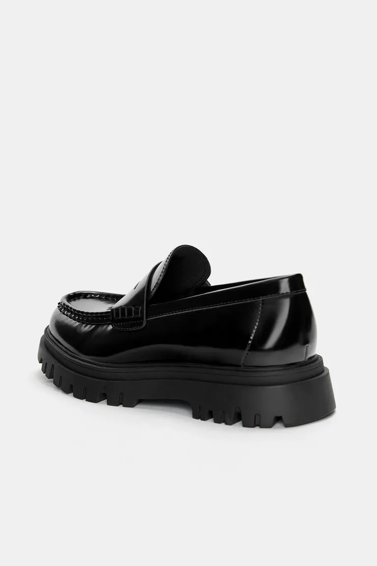 Mocasines con volumen de Pull&Bear en Mocasines y Náuticos para argentina